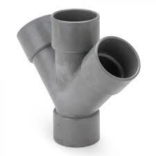 DERIVACION DOBLE PVC 125-45º
