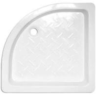 PLATO DUCHA LOZA ANGULAR 80x80 BL.
