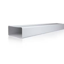 TUBO PVC BLANCO RECTANGULAR.S/H 55-110-1500