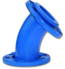 CODO 45º FUNDICION BRIDAS DN. 150